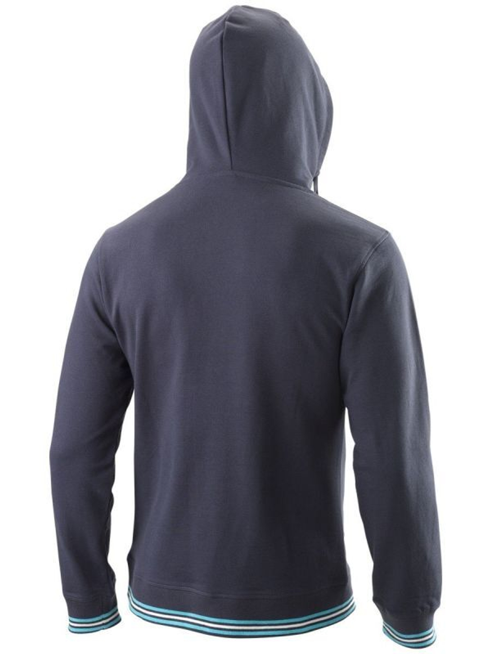 Мужская теннисная кофта Wilson Chi Script PO Hoody-Slimfit M - черный