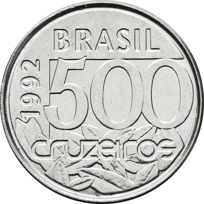 500 крузейро 1992 Бразилия
