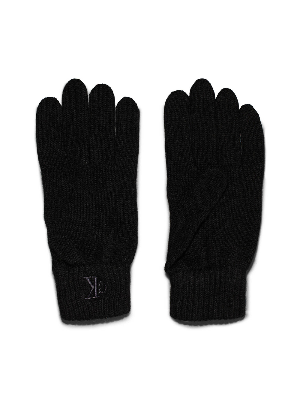 Хлопковые перчатки CALVIN KLEIN JEANS - черный(K50K512462)