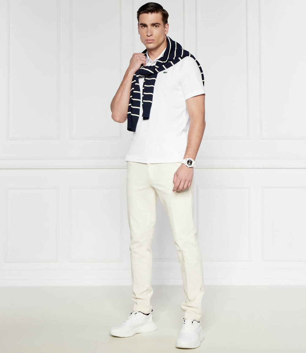 Поло Lacoste - белый(DH3201)
