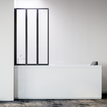 Душ. шторка Veconi PL-73BL Арт. PL73BL-120-01-19C4 Стекло прозр./4 мм (уст.1205-1220,выс.1500)