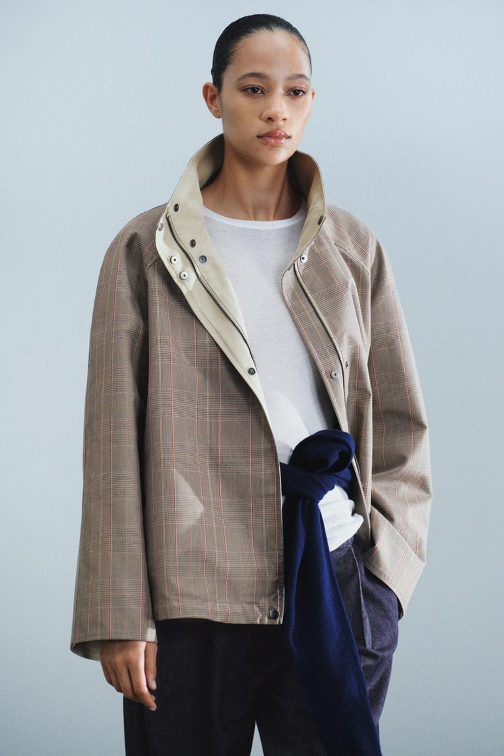 ZARA УКОРОЧЕННАЯ ДВУСТОРОННЯЯ КУРТКА ZW COLLECTION, СВЕТЛЫЙ ЖЕЛТО-КОРИЧНЕВЫЙ