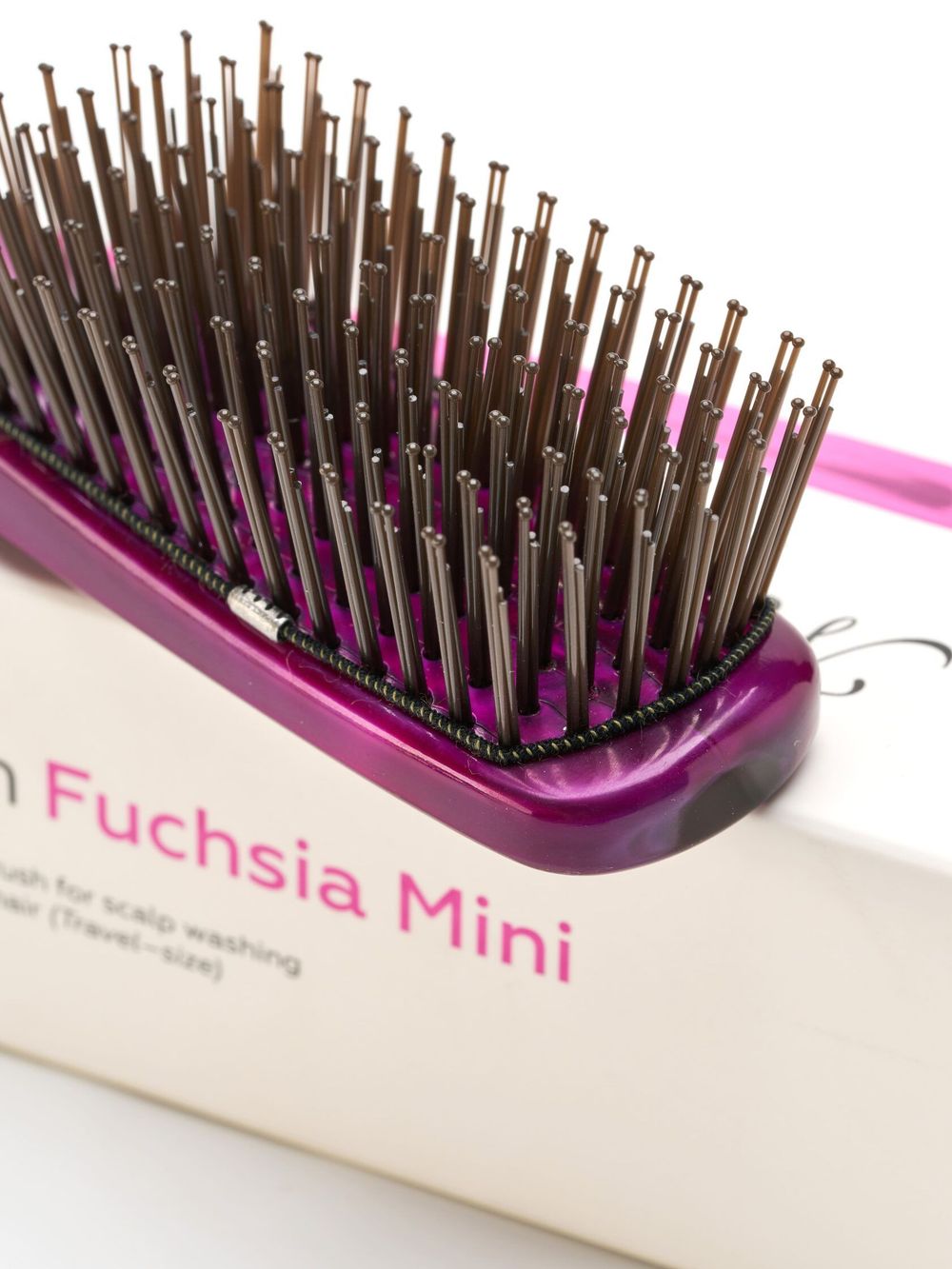 Расческа Majestic Scalp Brush фуксия (дорожная версия)