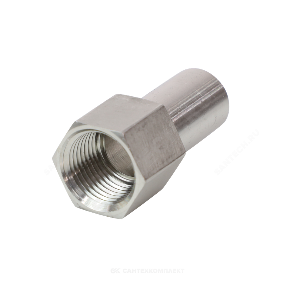 Переход сталь нерж AISI 316L Дн 18х1/2" Ру16 труба/ВР Inoxpres RM 269102018