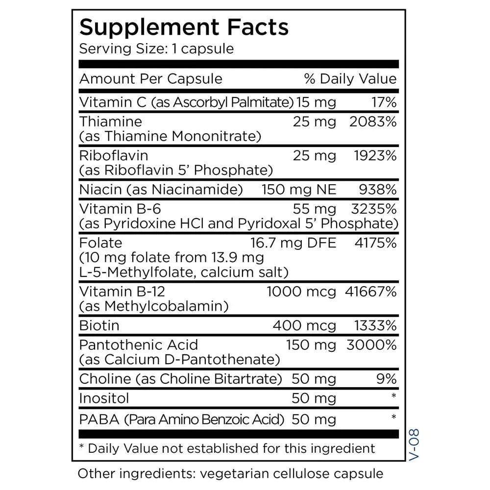 MethylPro® B-Complex + 10 mg L-Methylfolate