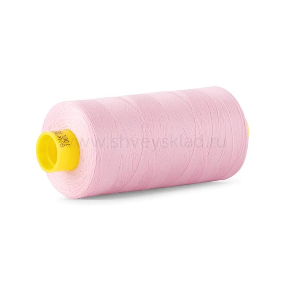 Нитка Gutermann Mara 150 (1000 метров), 1 кат., особо тонкая | 320 зефирно-розовый
