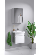 AQ SRT0105BS Smart Тумба под умывальник подвесная, 500х510х350 мм, 1 ящик, Бетон светлый