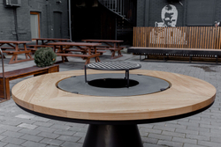 Дровяной гриль-стол Elbrus Grill Тибет 1000 (диаметр стола 1620 мм)