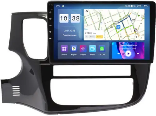Магнитола для Mitsubishi Outlander 3 2012-2022 - Parafar PF230LUX2UHD на Android 13, Быстрая, QLED, CarPlay, 4G SIM-слот