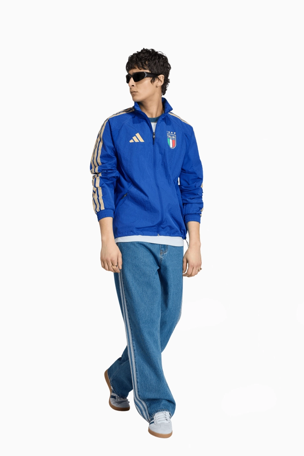 Кофта adidas Италия 2026 Anthem - синий