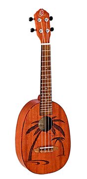 Укулеле концерт со звукоснимателем Ortega RUPA5MM-E Pineapple Series
