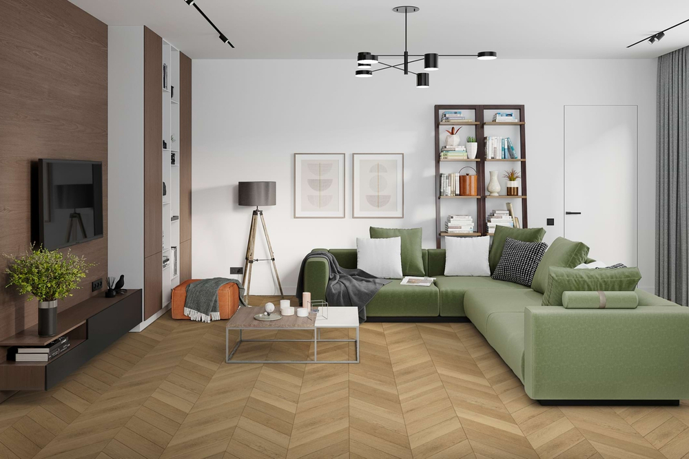 Кварц-винил SPC Damy Floor Chevron SPC 0,75мм 5,2 мм СЕН-КЛУ 1.676 м2