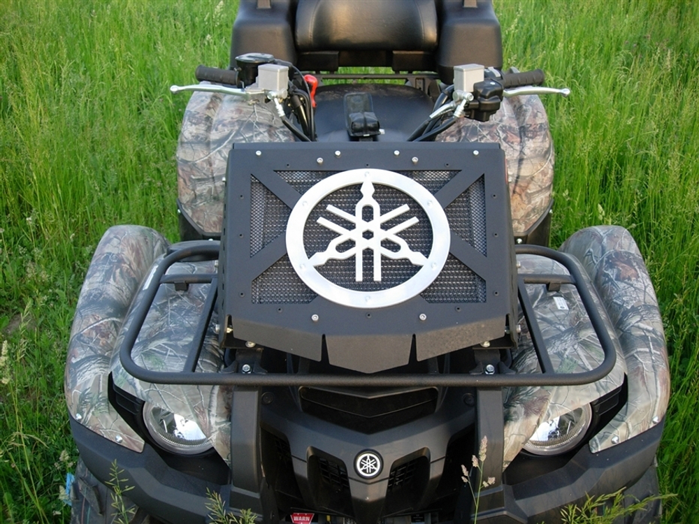 Комплект выноса радиатора для Yamaha Grizzly 550/700 Litpro серебро, алюминиевый
