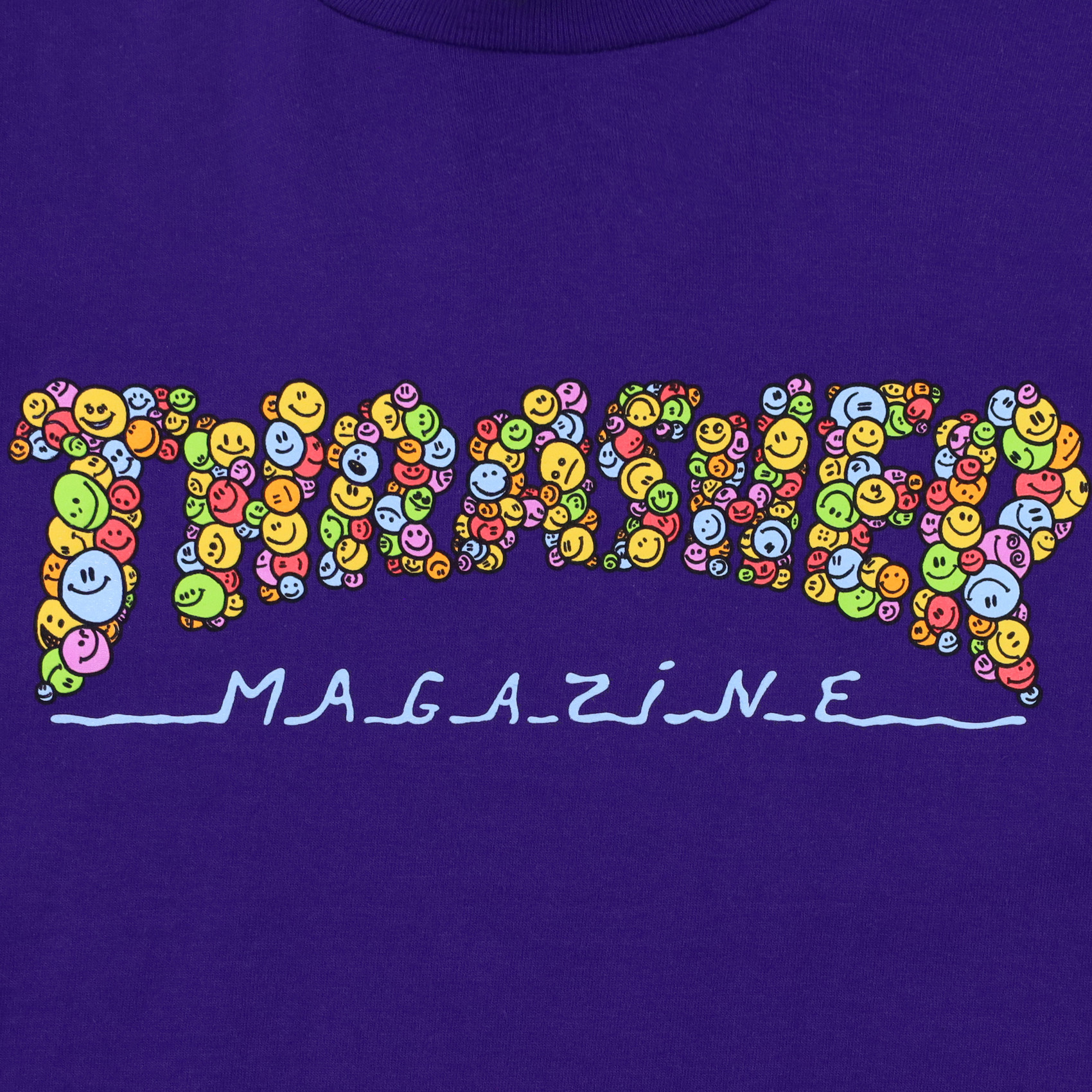 Футболка Thrasher Smile By Spanky T-Shirt (purple) артикул: - купить в магазине Дайс
