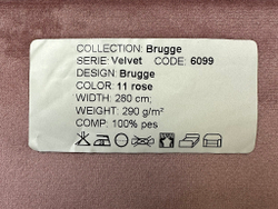 Бархат Brugge rose (Брюгге роуз) 11
