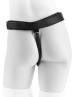 Страпон Harness со съемной насадкой на регулируемых ремнях King Cock 6" (Цвет: телесный с черным)