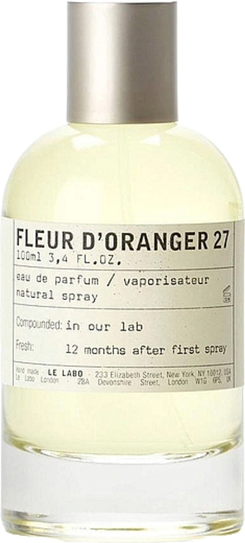 Le Labo Fleur D'Oranger 27