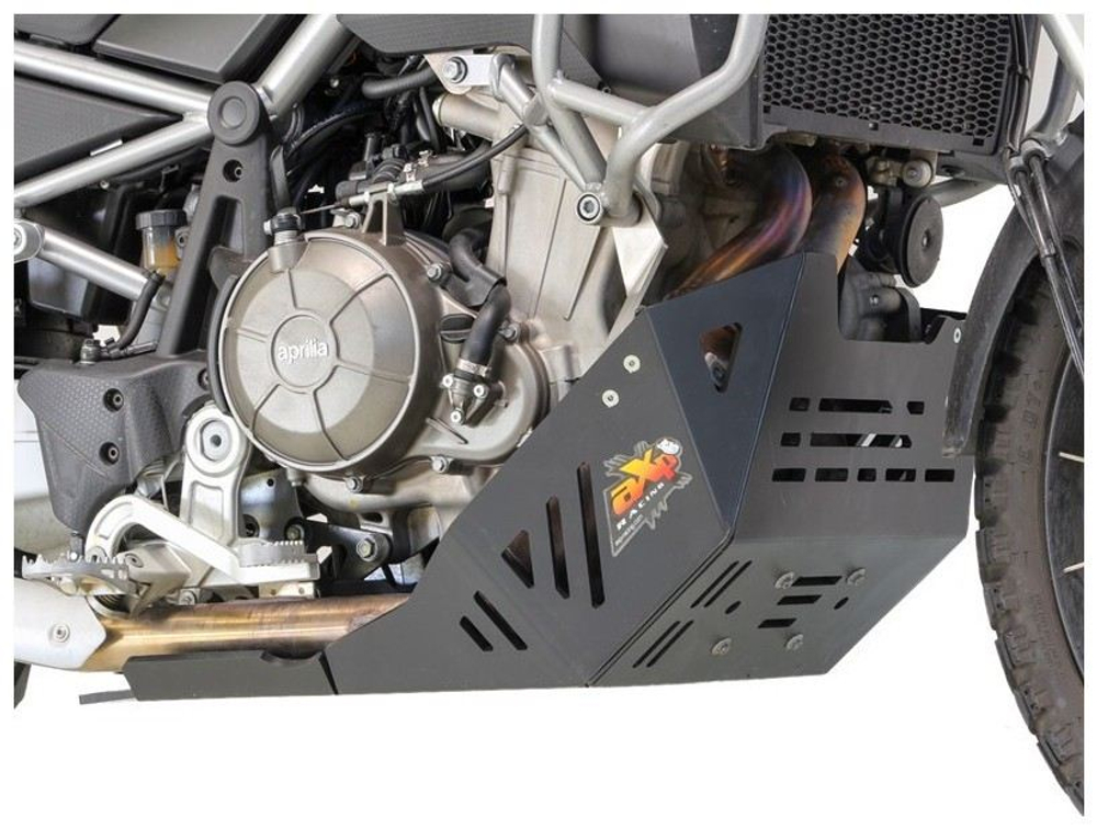 AX1690_DPP AXP RACING ADVENTURE HDPE 8MM SKID PLATE BLK (TUAREG 660)