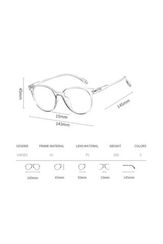 Qadın və kişi üçün şəffaf eynək - Unisex G0001