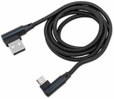 Дата-кабель зарядный Micro USB Черный (угловой) ARNEZI A0605027