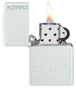 Зажигалка Zippo Classic с покрытием Glacier белая (46020ZL) 3