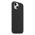Силиконовый чехол с поддержкой MagSafe Apple Silicone Case для iPhone 15, Black (Черный)