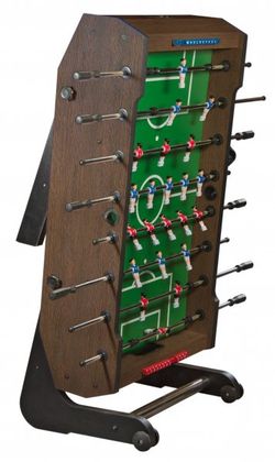 Игровой стол - футбол складной "Maccabi" (140x75x89, венге)