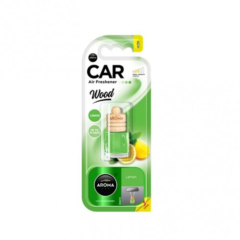 AROMA CAR Ароматизатор бутылочка Лимон 4,5мл