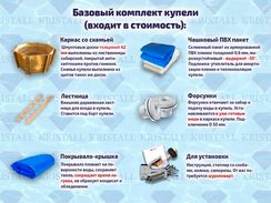 Купель для бани и улицы 197*197
