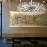 Pendant design lamp Raimond Zafu by Moooi (Gold,  D 75 cm)