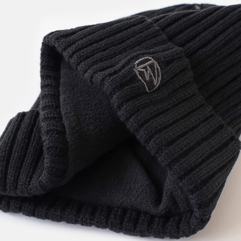 Шапка Footwork Fleece Script Black