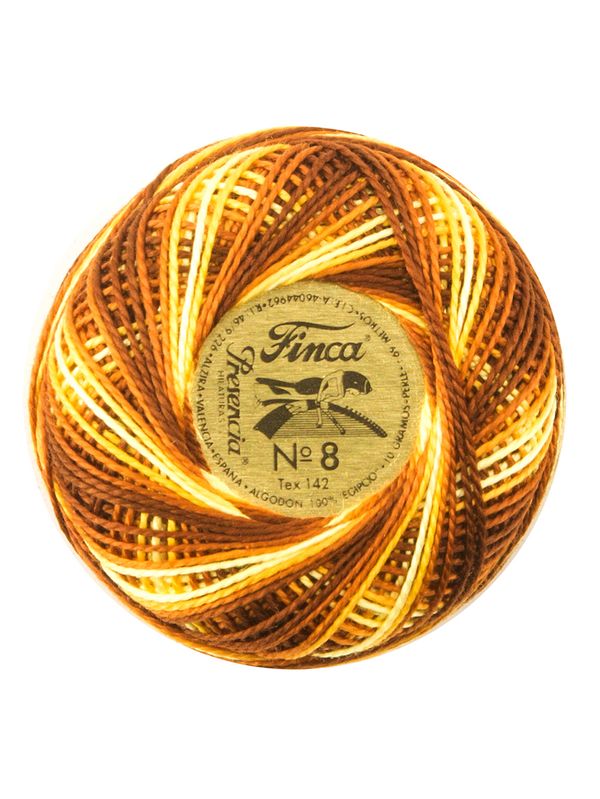 Мулине Finca №8 Perle (Жемчужное), цв. мультиколор 9910 / 1 мот. х 69 метров