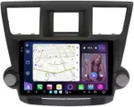 Магнитола для Toyota Highlander 2 XU40 2007-2013 (крутилки декоративные) - FarCar S500-TS20 монитор 10.36" 2K QLED на Android 14, Быстрейшая, CarPlay, 4G SIM-слот
