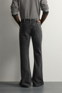ZARA ДЖИНСЫ FLARE FIT, УГОЛЬНЫЙ