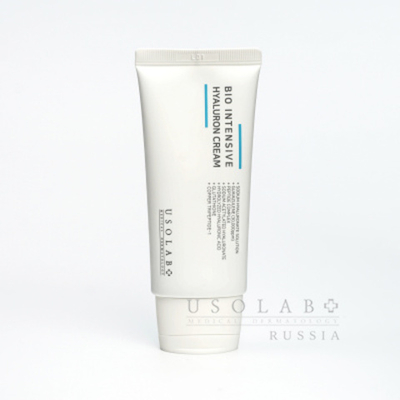 USOLAB Крем для лица увлажняющий пептидный, 50 мл | Bio Intensive Hyaluron Cream