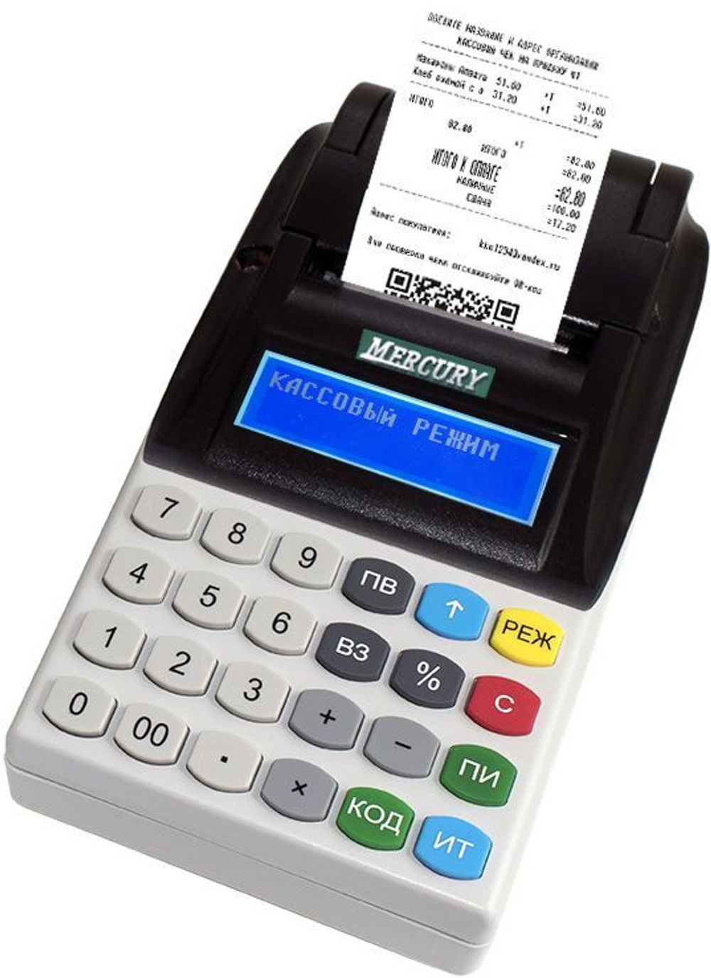 ККТ «Меркурий-115Ф» (c GSM и WI-FI модулями) без ФН-1