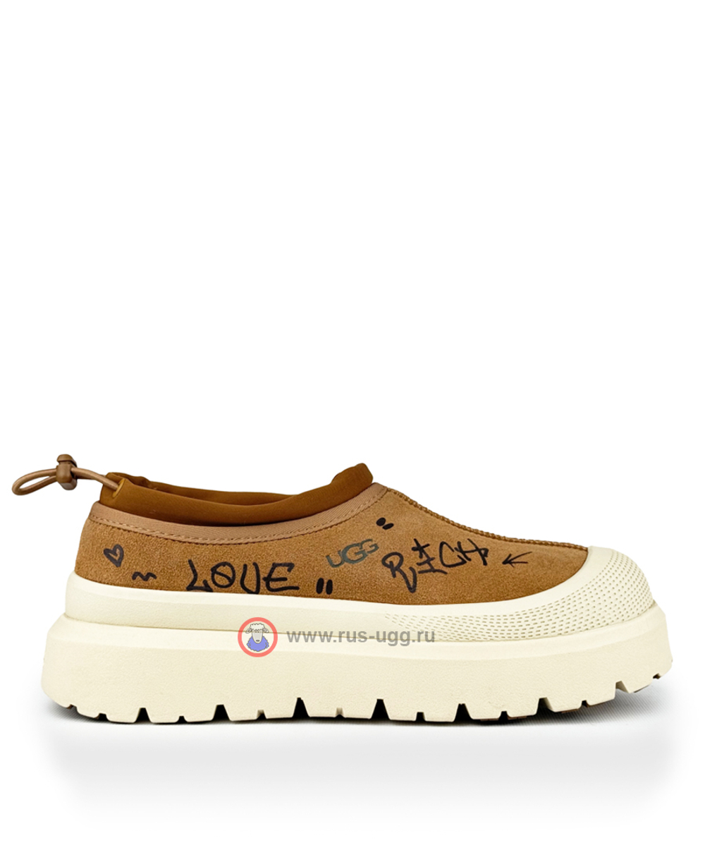 UGG TASMAN WEATHER HYBRID SLIPPER Chestnut/White A-9