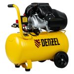 Компрессор масляный воздушный Denzel DCV2200/50, прямой привод, 2.2 кВт, 50 л, 380 л/мин