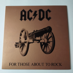 Винтажная виниловая пластинка LP AC DC For Those About To Rock (We Salute You) (Japan 1981) (No Obi) Snowballed