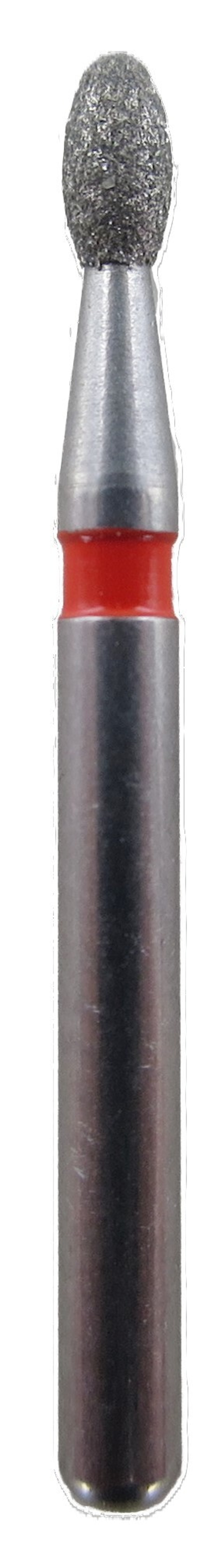 Бор алмазный 833 014 FG, красный, 1 шт. Форма: яйцо., JOTA, Швейцария