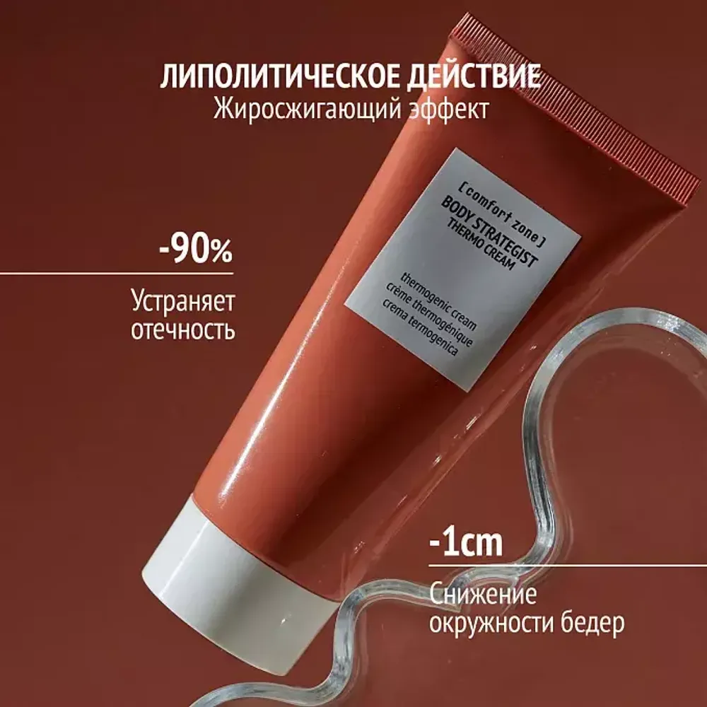 Антицеллюлитный ремодулирующий термо-крем COMFORT ZONE BODY STRATEGIST THERMO CREAM 200 ml
