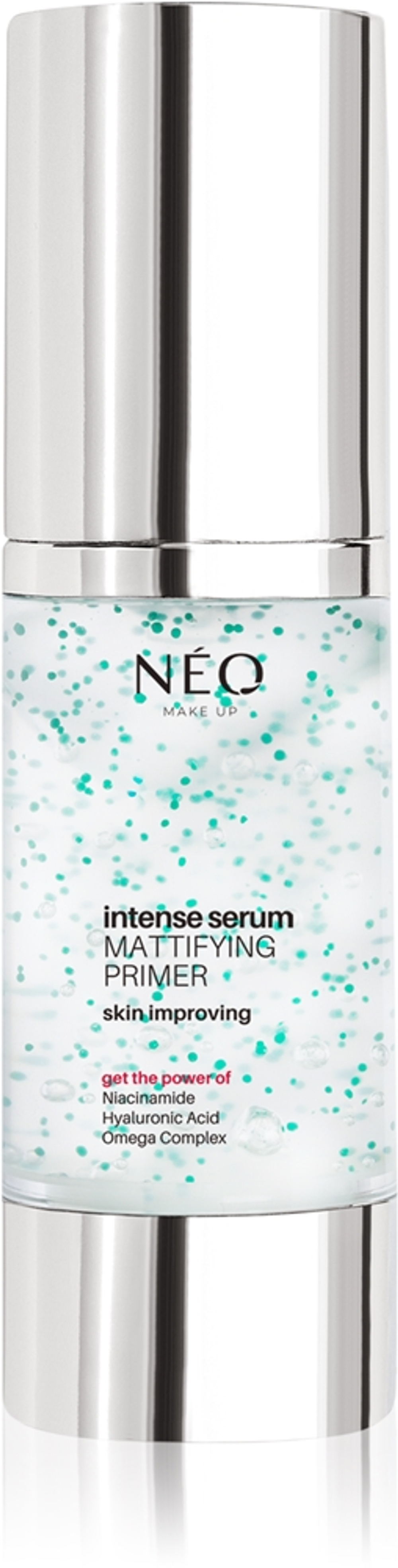 NEO MAKE UP Intense Serum Mattifying Primer - Матирующая база под макияж для выравнивания кожи и уменьшения пор, 30 ml