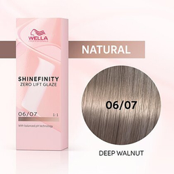 Wella Shinefinity 06/07 Гель-крем краска Грецкий орех