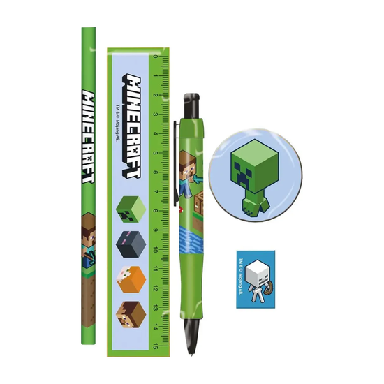 Набор канцелярских принадлежностей Minecraft Chibi Creeper SR2404290 — дополнительное фото