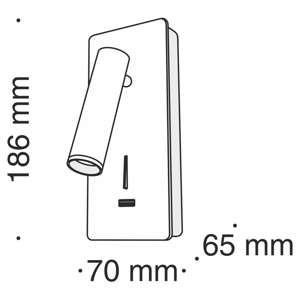 Настенный светильник (бра) Technical C041WL-L3W3K