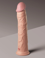 Фаллоимитатор KC Elite 11" Dual Density Silicone Dong - Light Pipedream 577521PD