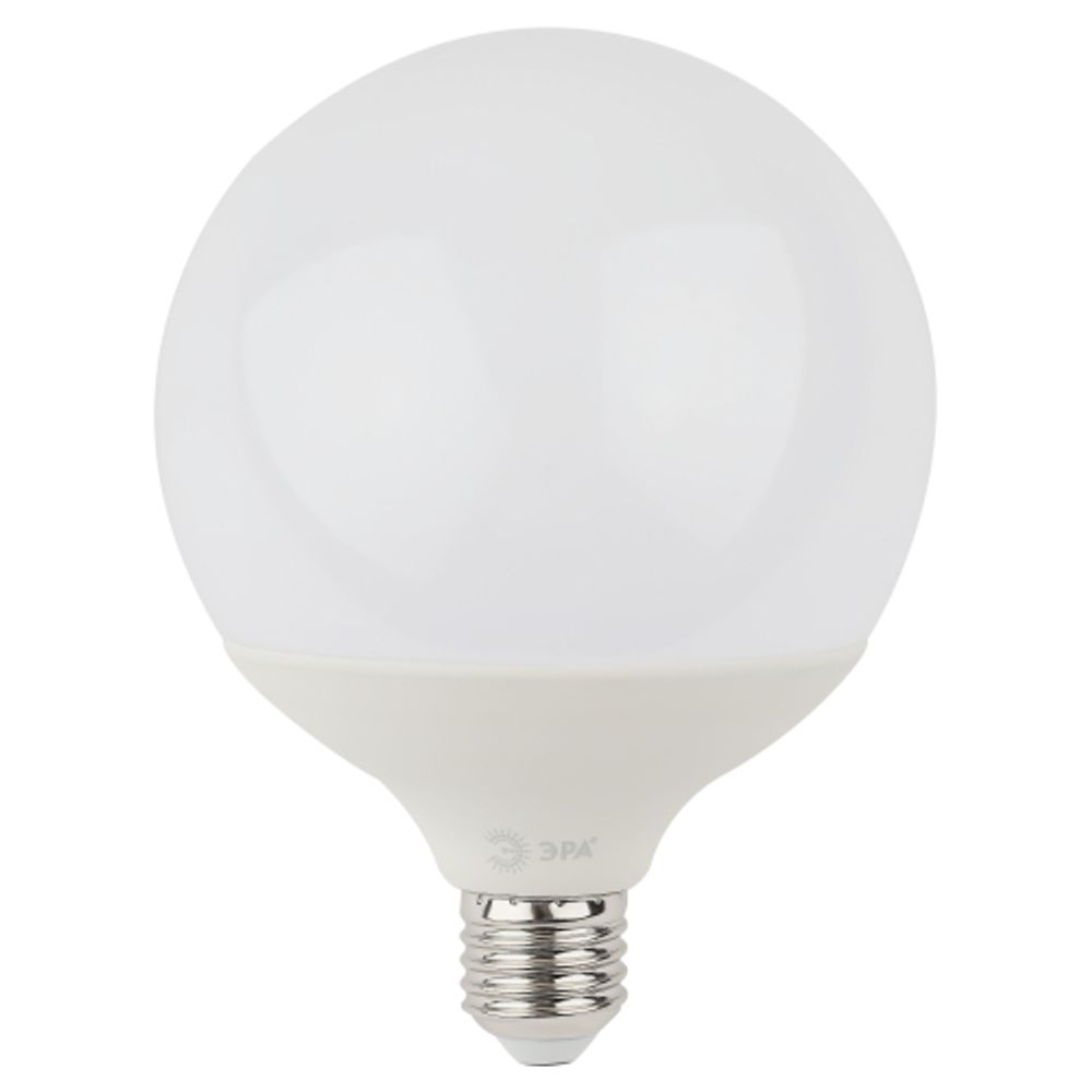 Лампа светодиодная ЭРА STD LED G120-20W-4000K-E27 20Вт шар нейтральный белый свет Е27 | Лампы cветодиодные Шар (G/P)