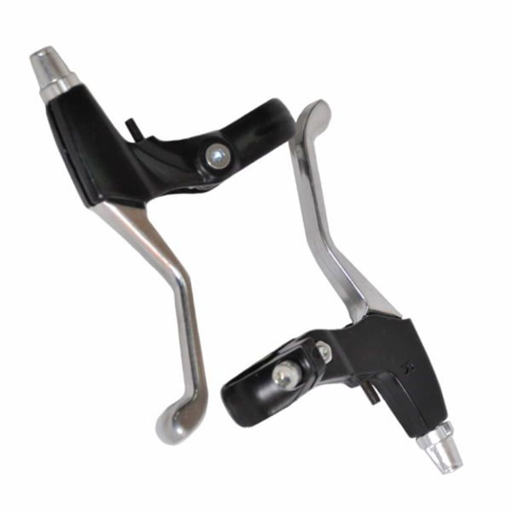 Ручки тормоза HORST V-brake/кантелив., алюм., серебр.-черные (00-171604)