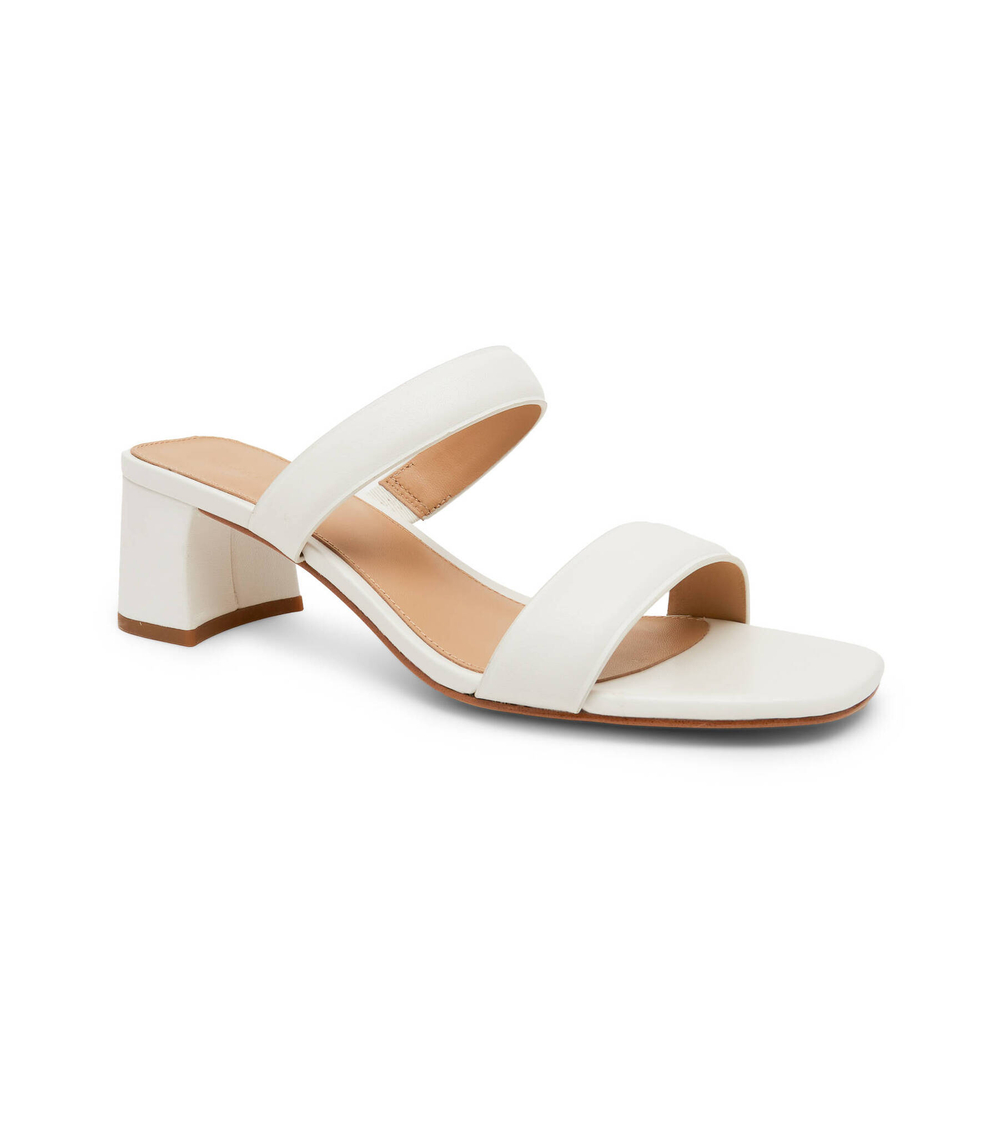 Кожаные сабо на каблуке jules mid Michael Kors - белый(40S3JLMS1L)