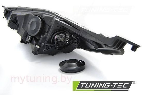 Передние фары True DRL для Ford Fiesta VII (13-...) Black